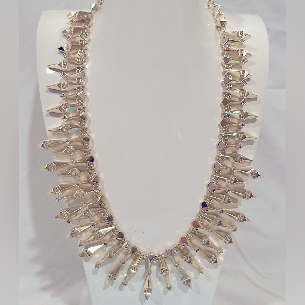 NWOT Kendra Scott RARE Cici Gold Statement Pavé Collar Necklace from 2018 ✨
